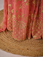 Ruhvika Crunchy Silk 5mm Sequins Embroidered Sharara Suit with Dupatta