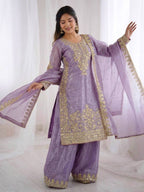 Wedding Ready Palazzo Set with Heavy Coding Embroidery Work
