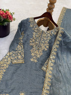 Wedding Ready Palazzo Set with Heavy Coding Embroidery Work