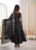 Premium Party Wear Anarkali Set with Rich Sequence Work