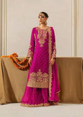 Zariya Faux Georgette Coding Sequin Top Palazzo Set with Rivet Moti Work & Lace Border Dupatta