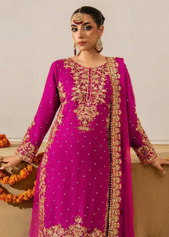 Zariya Faux Georgette Coding Sequin Top Palazzo Set with Rivet Moti Work & Lace Border Dupatta