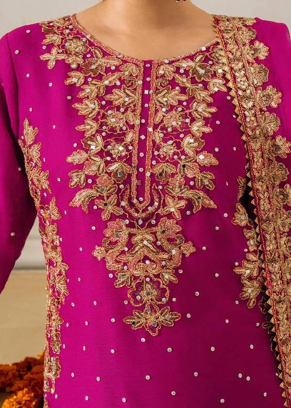 Zariya Faux Georgette Coding Sequin Top Palazzo Set with Rivet Moti Work & Lace Border Dupatta