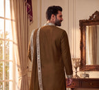 Men’s Premium Pure Lachaka Mirror Work Kurta Set with Matching Bottom