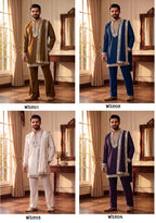 Men’s Premium Pure Lachaka Mirror Work Kurta Set with Matching Bottom