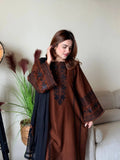 Yashvi Dual Tone Star Georgette Diamond Embroidered Kurti Palazzo with Dupatta Set