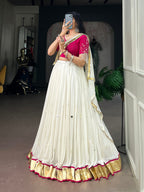 Chandrima Mirror Work Navratri Lehenga Choli with Dupatta Set