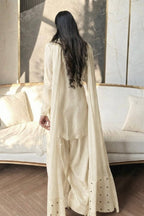 Luxury Natural Crepe Ethnic Set for Wedding & Festive Wear
