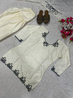 Luxury Natural Crepe Ethnic Set for Wedding & Festive Wear