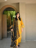 Meher Aafreen Designer Roman Embroidered Kurta Palazzo Set with GPO Lace Work and Georgette Dupatta