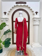 Premium Georgette Thread & Sequins Work Kurta Set