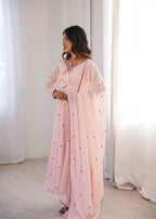 Zoya Heavy Faux Georgette Embroidered Anarkali Suit with 7.1 Meter Flair