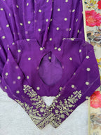 Designer Georgette Gown with Thread & Sequin Work Dupatta