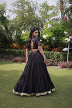 Nayantara Kora Cotton Kutchi Patchwork Lehenga Choli Set