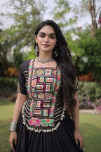 Nayantara Kora Cotton Kutchi Patchwork Lehenga Choli Set