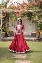 Nayantara Kora Cotton Kutchi Patchwork Lehenga Choli Set