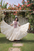 Nayantara Kora Cotton Kutchi Patchwork Lehenga Choli Set