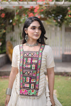 Garba Rang Designer Kora Cotton Kutchi Patchwork Navratri Lehenga Set