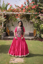 Nayantara Kora Cotton Kutchi Patchwork Lehenga Choli Set