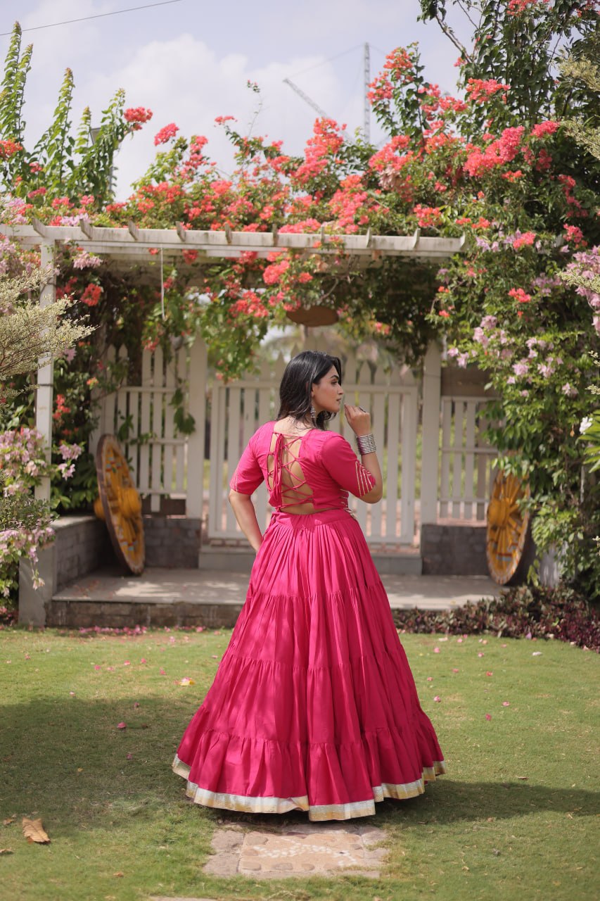 Nayantara Kora Cotton Kutchi Patchwork Lehenga Choli Set