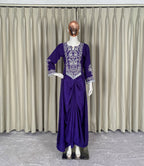 Premium Embroidered Dhoti Suit Set with French Crepe Fabric