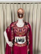 Designer Ethnic Dhoti Set with Sequence Embroidery Work