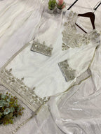 Wedding Ready Fandy Outfit with Matching Embroidered Palazzo