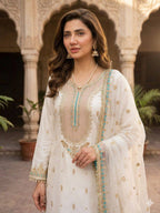 Premium Sequence Embroidery Palazzo Suit for Special Occasions