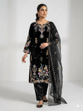 Vritika Glass Roman Embroidered Kurta Pant Set with Organza Dupatta
