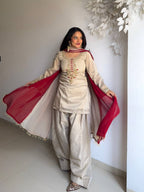 Royal Farshi Pant Ensemble with Soft Digital Print Dupatta
