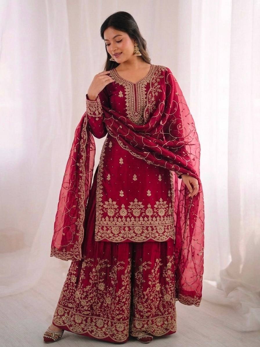 Premium Sequence Work Outfit Crafted for Special Occasions