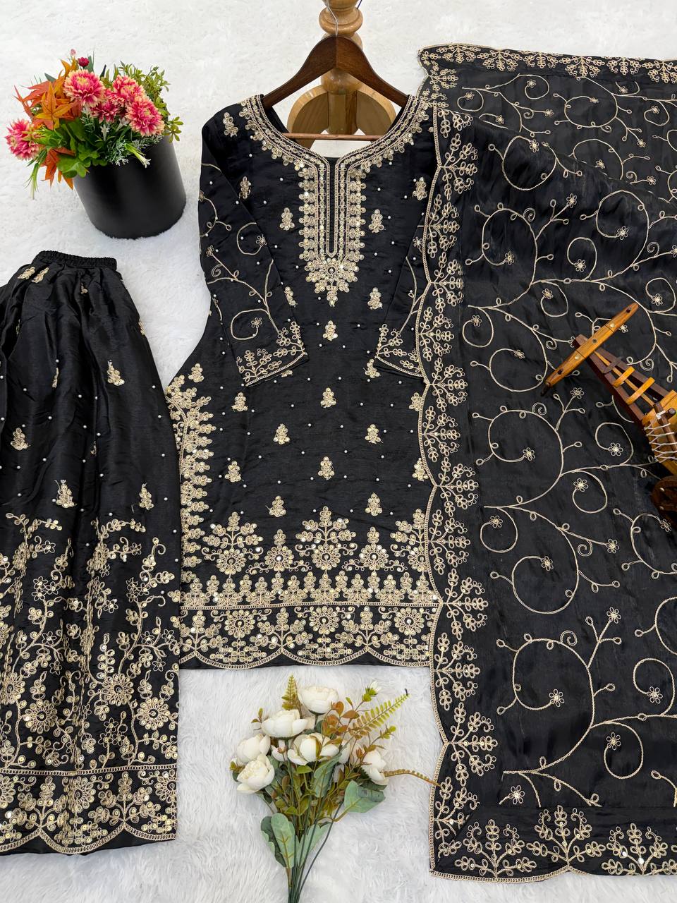 Trending Mom Daughter Matching Outfit with Festive Glamour