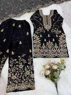 Trending Mom Daughter Matching Outfit with Festive Glamour