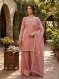 Zariya Premium Fendy Silk Embroidered Sharara Plazzo Set with Real Mirror & Sequin Work, Full Sleeve Festive Ethnic Wear for Women
