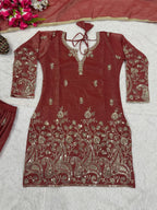 Designer Party Wear Sharara Suit with Premium Craftsmanship