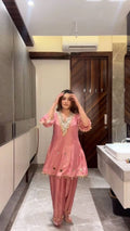 Luxury Salwar Suit with Sequence Embroidery Detailing