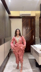 Luxury Salwar Suit with Sequence Embroidery Detailing