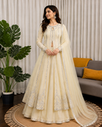 Vamika Georgette Sequins & Mirror Work Anarkali Lehenga Set with Dupatta