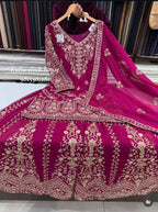 Ruhani Cp-Vichitra Silk 5mm Sequins Embroidered Sarara Suit with Dupatta