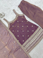 Navyasha Gorgeous Frendy Silk Embroidered Kurta with Bell Bottom & Dupatta