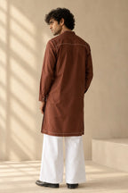 Aariv Men’s Cotton Blend Festive Kurta Pant Set
