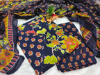 Reyanshi Designer Cotton Bandhani Kurti with Pant & Mulmal Dupatta