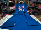 Tavishi Cotton Embroidered Anarkali Suit with Pant & Dupatta