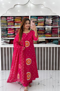 Nayantara Heavy Pure Cotton Hand Work Kurti with Pant & Dupatta