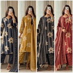 Vasudha Cotton Handwork Kurti with Pant & Malmal Dupatta