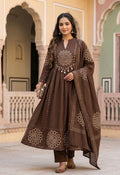 Anvika Cotton Handwork Kurti with Pant & Malmal Dupatta