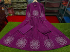 Anvika Cotton Handwork Kurti with Pant & Malmal Dupatta