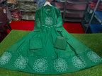 Anvika Cotton Handwork Kurti with Pant & Malmal Dupatta