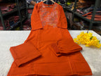 Zivara Pure Cotton Embroidered Kurti with Pant & Mul Cotton Dupatta