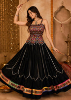 Kashvi Rayon Lehenga with Embroidered Banglory Blouse